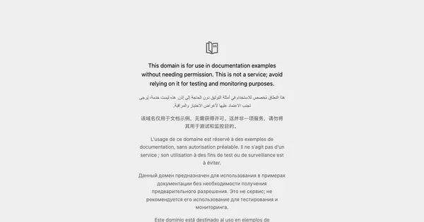 example.com captured with prefers-color-scheme set to light: dark text on a white background